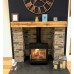 Ecosy+ Panoramic Defra Approved 5kw Eco Design Ready (2022) - Woodburning Stove - 5 Year Guarantee 